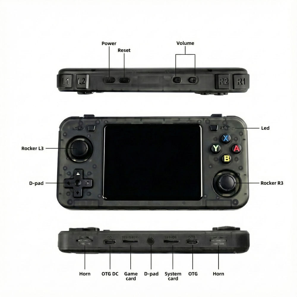 <b>R36H 64GB</b> quad core 1.5GHz, 1GB DDR3, 3.5" 640x480, 3000mAh, negru transparent