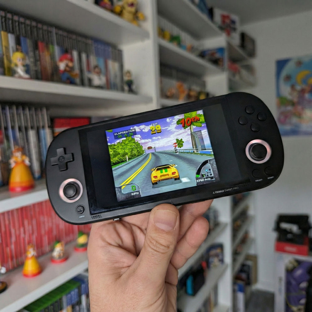 <b>TRIMUI Smart Pro 64GB</b> quad core 1.8GHz, 1GB LPDDR4, 4.96" 1280x720, 5000mAh, Bluetooth, WiFi 5, negru