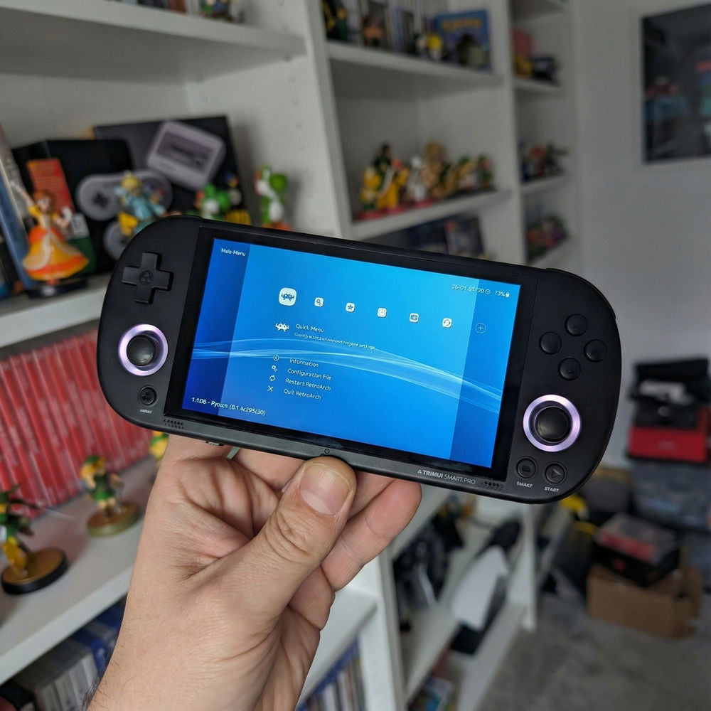 <b>TRIMUI Smart Pro 64GB</b> quad core 1.8GHz, 1GB LPDDR4, 4.96" 1280x720, 5000mAh, Bluetooth, WiFi 5, negru