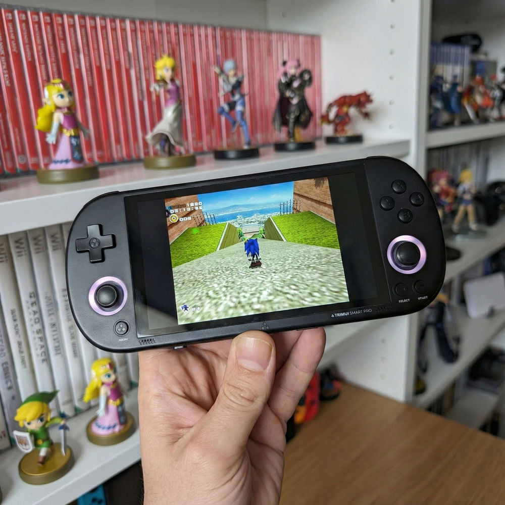 <b>TRIMUI Smart Pro 64GB</b> quad core 1.8GHz, 1GB LPDDR4, 4.96" 1280x720, 5000mAh, Bluetooth, WiFi 5, negru